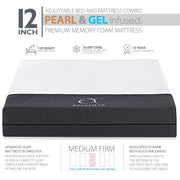 Sleep System: 12" Mattress & 15" Smart Adjustable Base
